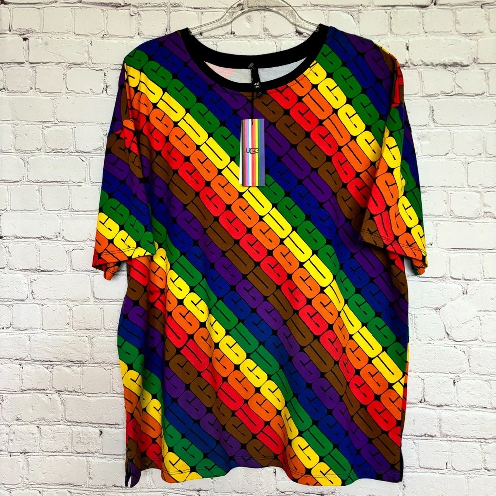 UGG Toni Oversized Pride Short Sleeve All Gender Tee--Universal M